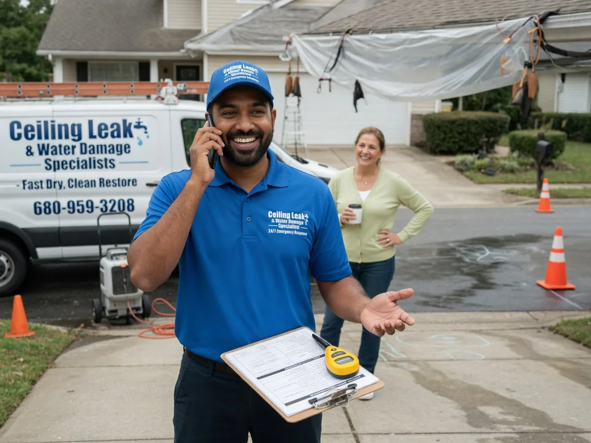 Ceiling Leak Cleanup Pawnee Rock, KS FAQs
